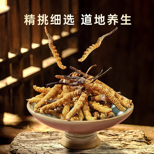 首养堂冬虫夏草3根/g 50克虫草礼盒新干冬虫草补品送父母【大规格礼盒】