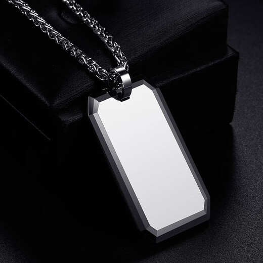 MZMZ platinum necklace for men PT950 platinum military brand fashion custom pendant Valentine's Day birthday gift for boyfriend brother light luxury model-small military brand
