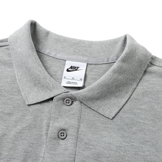 NIKE耐克polo衫男士夏季新款运动半袖体恤商务翻领休闲短袖透气T恤 灰色新款 正常尺码FN3895-063 2XL