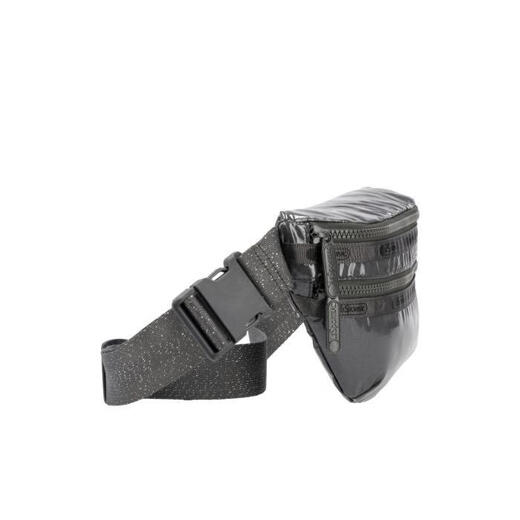 LeSportsac waist bag double-layer pocket gray glossy tear-proof wear-resistant and durable adjustable Chinese Valentine's Day gift os