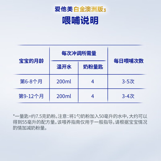 爱他美（Aptamil）澳洲白金版12DHA段叶黄素婴幼儿配方奶粉铂金装0-6月900g新西兰 2段 6罐【冲1500返60叠大额券】