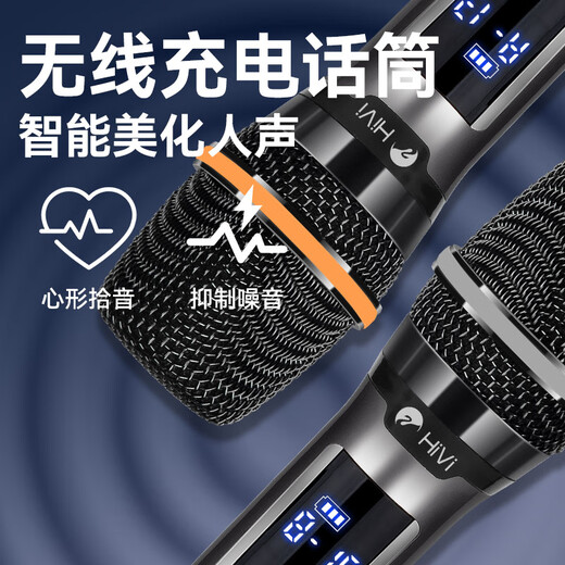 HiVi 12-inch stage-level outdoor mobile smart speaker ktv audio square dance speaker Bluetooth pull rod audio camping dual microphone MA12 electric guitar instrument speaker