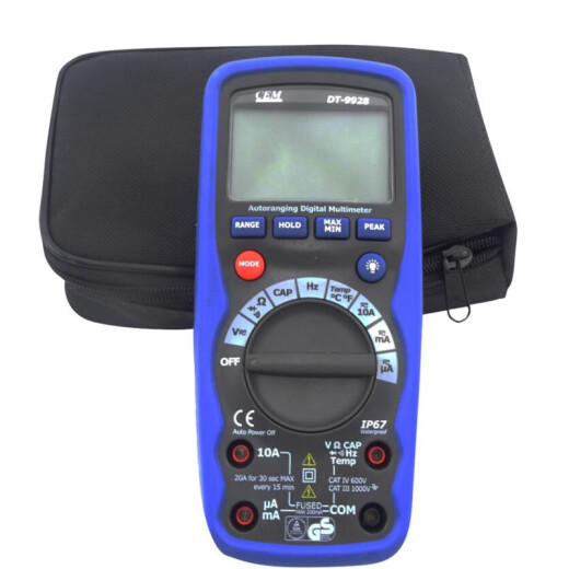 HuashengChang Digital High Precision Multímetro Electricista Professional de grado profesional Medidor Universal Medidor Digital Instrumento de prueba multipropósito DT-9928