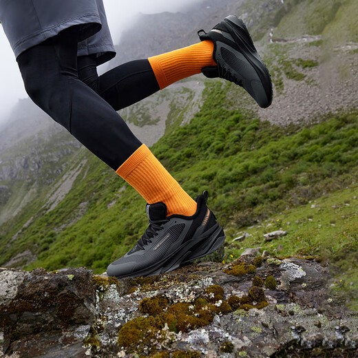 361 Men's Sports Shoes Rain Screen Winter Waterproof and Velvet Off-Road Mountaineering Running Shoes for Men 672442220B-2