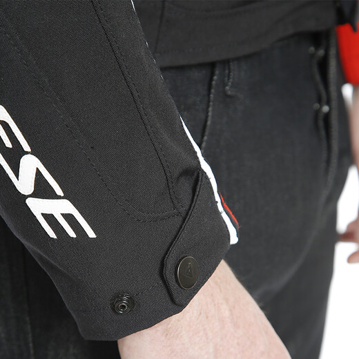 DAINESE/丹尼斯 RACING 3 D-DRY赛车服防风防雨四季摩托车骑行服防摔夹克 684/黑-黑-红 54