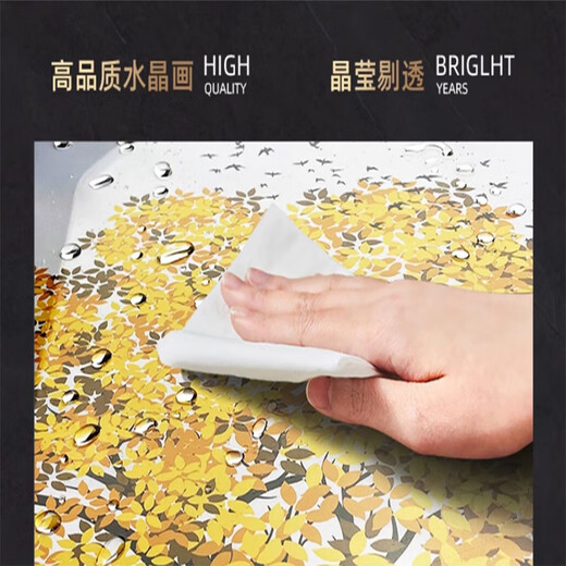 城篇高级感走廊尽头装饰画大气楼梯间壁画抽象竖版长条入户玄关挂画 T4882 40*150CM【单联】 晶瓷镶钻+铝合金金框