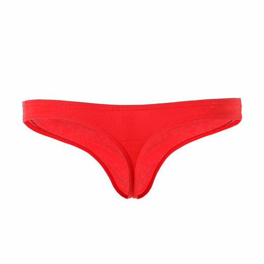 Roselex vertrauliche Lieferung Herren Unterwäsche Baumwolle komfortable Taille sexy tanges atmungsaktive Unterwäsche Unterwäsche Bulge -Taschen Schwarz M.