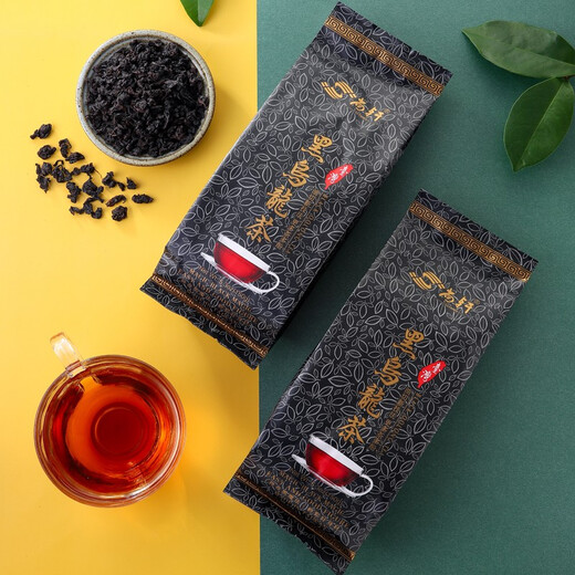 尚轩黑乌龙茶 台湾原装进口 高山茶 日本油切技法 清解油脂 300g