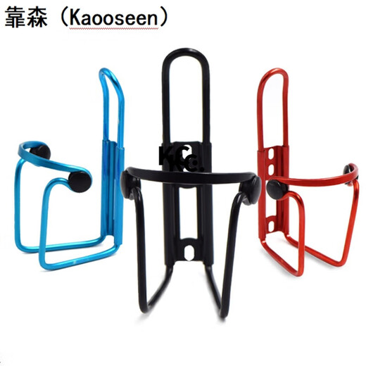 Kaooseen Bicycle Water Bottle Cage Road Bike Aluminum Water Bottle Holder Water Cup Holder Universal Cycling Equipment Mountain Bike Accessories Double Bead Black Aluminum Water Bottle Cage