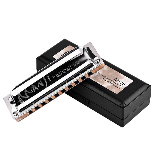 Suzuki japonais importé suzuki m-20 blues harmonica étudiant débutant adulte 10 trous blues m20 hole harmonica #d (eb)