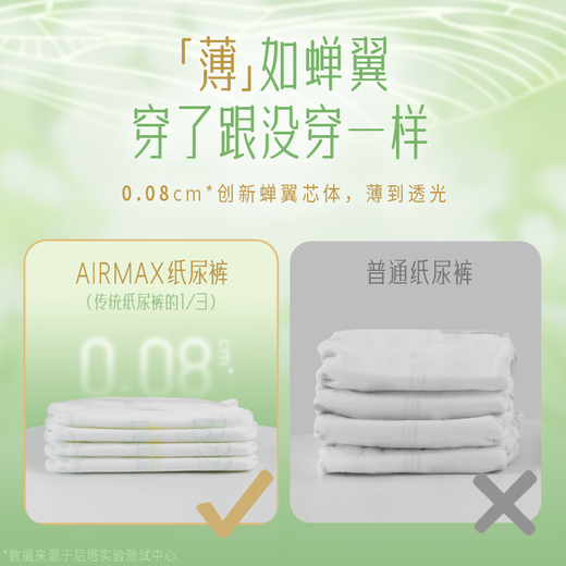 
Nita Growth Pants XXL32 (15kg) AIRMAX Series Ultra-thin Nude Feel Baby Pulling Pants Small Panties