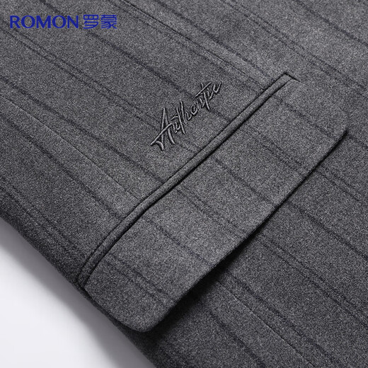 Luo Meng suit suit men's slim professional formal suit men's suit business groom suit wedding suit men's suit