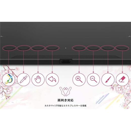 XP-Pen【日本直邮】XP-Pen数位屏/数位板 手绘板绘画屏 网课手写板 写字板电子绘板 Deco 01 V2【插画纪念版】