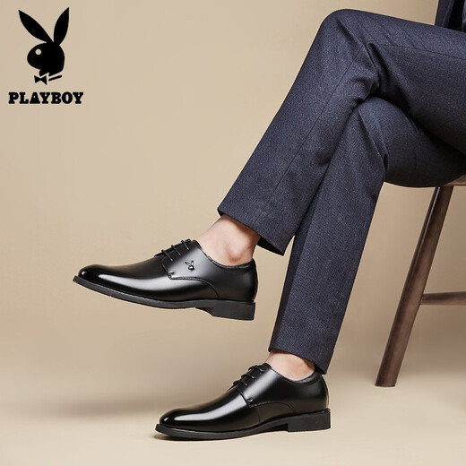 Zapatos de cuero playboy negocio para hombres ropa formal de resorte de primavera de primavera