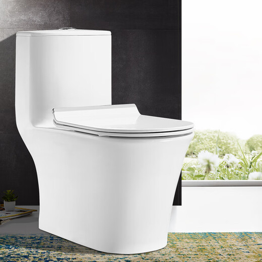 
Huida Huida Bathroom Small Household Jet Siphon Pumping Joint Integrated Toilet 6269 6218 [Anti-bacterial Seat Ultra-Thin Cover] 350mm