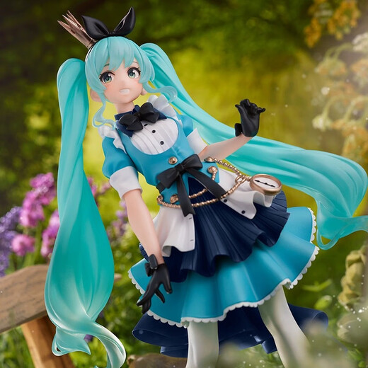 Repérer le véritable taito hatsune miku miku petit diable somnifère somnifère figure cadeau homme hatsune miku alice [environ 21 cm de haut] tout nouveau authentique