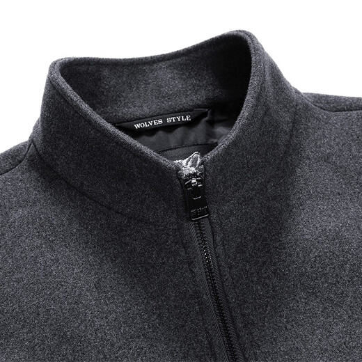 Septwolves Jacket Men's Winter Wool Jacket Men's Business Casual Versatile Fashion Tops Warm Clothing