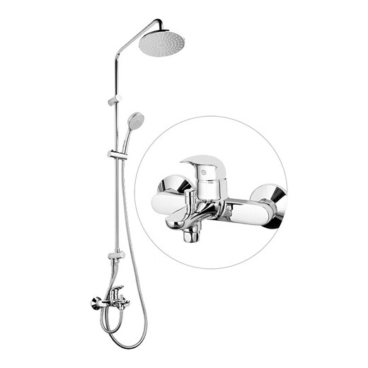 
TOTO bathroom shower top spray faucet handheld shower set dome shower TBW01S04CVD(05-L) dome shower [Facerator + Handheld shower + Top spray]