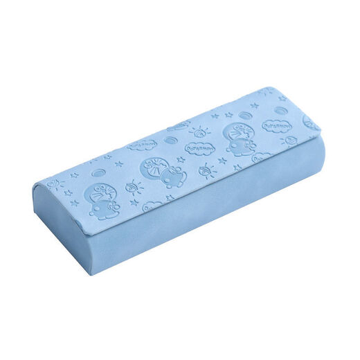 
Li Shen Glasses box, male and female students, cartoon cute portable, simple and cute myopic glasses box, anti-pressure glasses box, imprint color change, jingdang cat blue, glasses cloth