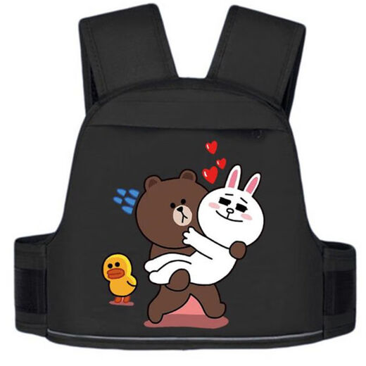 Cinturón de seguridad para niños de automóvil eléctrico Summer Battery Batter Cicliticle Correa para niños Modelo de bolsillo de equipo de Wangwang Anti-Fall Baby