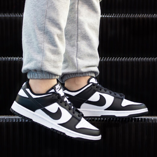 NIKE耐克男鞋女鞋 Dunk Low 低帮男女情侣运动滑板休闲时尚板鞋 CW1590(GS)/DD1391-100黑白熊猫 39
