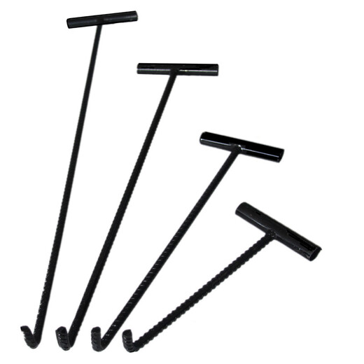 Yuanbang (YUANBANG) property engineering sewer road manhole cover hook 65cm stainless steel pointed pull cargo rolling door cement cabbage basket