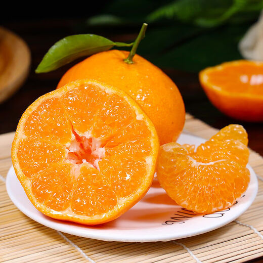 Xuji (XUJI) Sichuan Chunjian Mandarin Fresh Fruit Papa Pa Pa Pa Pa Mandarin Seasonal Ugly Orange Ugly Eight Monsters Orange Sweet Mandarin Full Box of 12 Pieces Gift Box + Handbag