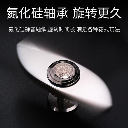 Gift plus heart metal fingertip spinner EDC finger decompression toy decompression artifact to give to boys, friends and classmates as birthday gifts Eye of Power - Stainless Steel Upgraded Version - Comes with original package