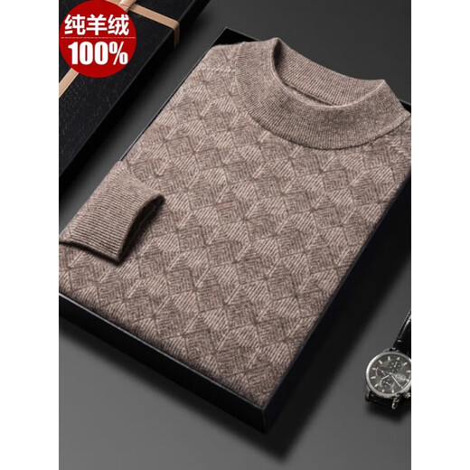 NOUVEAU PULLE MENS DE MENSE D'ORDOS PURS CASHER CASHERE METTE COLLUNECK ÉPUPPET HIVER CACHERE CASSE CASHERE STAGE OFFICIEL