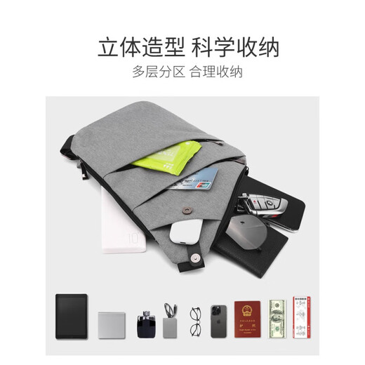 Li Langtianzhuans Anti-Diebstahl-Taillenbeutel Reisen im Ausland Passport Passport Nahe Europäische Reise im Ausland Crossbody Bag Passport Zertifikat kleines Hauptbildmodell Graues dünner Anpassungsbetrieb