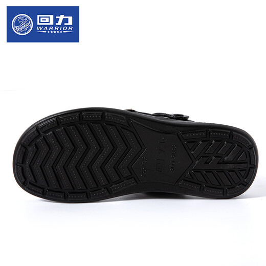Huili Sandals Men's Summer Nouvelles chaussures de plage respirante Légères chaussures décontractées antidérapantes légères Sandales à double usage masculin 3890 noir 42