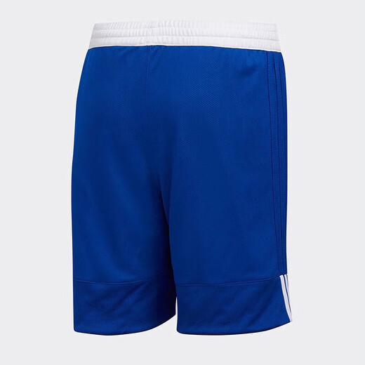 阿迪达斯（adidas）童装儿童篮球短裤男大童双面穿吸湿快干比赛运动五分裤子DY6625蓝