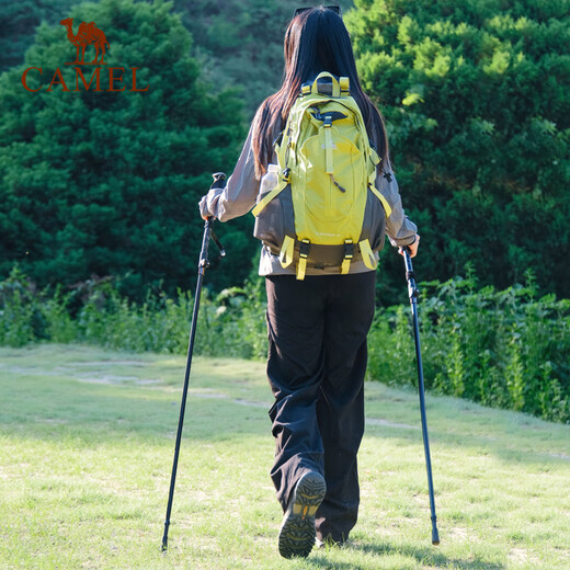 
Camel (CAMEL) outdoor hiking pole cane lightweight folding aluminum alloy crutch stick hiking equipment for elderly crutches anti-slip P672