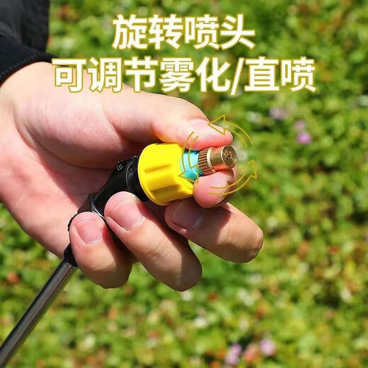 Portable sprayer for spraying pesticides, fully automatic electric retractable spray gun for watering flowers, rechargeable disinfection, new sprayer, 2800mA gravity filter + 2m water pipe