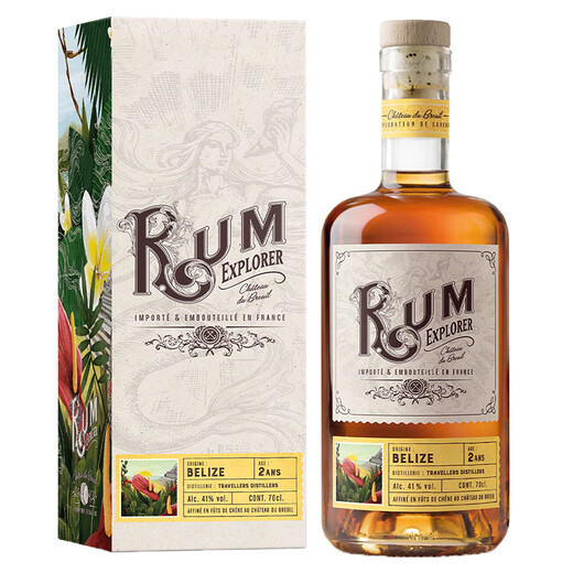 Breui Castle de vin [bouteille d'origine importée] Français Rum Rum Vin étranger Ib Rum Explorer Belize Rum 700ml