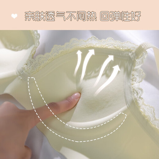 猫人无痕内衣女小胸聚拢调整型无钢圈文胸夏季薄款收副乳防下垂胸罩 【1048】粉肤 80A /36