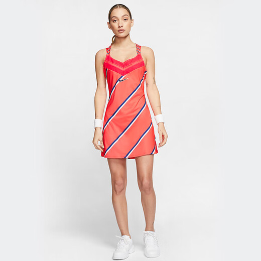 
Nike (Nike) Kangyou.com 2024 Nike Nike women's tennis dress French Open tennis quick-drying sports skirt French Open CI9227-644 L