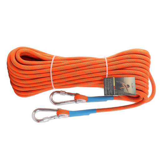 Gorm high-altitude work safety rope set RL195 outdoor installation air conditioner construction site construction safety rope 12mm diameter 12mm orange 20 meters (load bearing 2400kg)