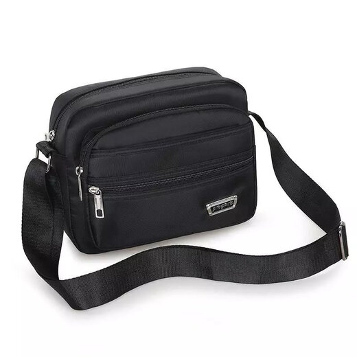 [Ausgewählt] Geldkollekte Umhängetasche Casual Crossbody Body Herrenbeutel Umhängetasche Business Brieftasche mehrschichtige koreanische Version Männer Y688 Upgrade Model + [Six Pocket Black]