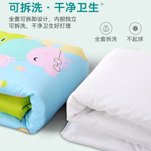 Haobing children's bed anti-collision fence crib guardrail anti-pinch hand warm bedside small crown 150*70 three-sided guardrail