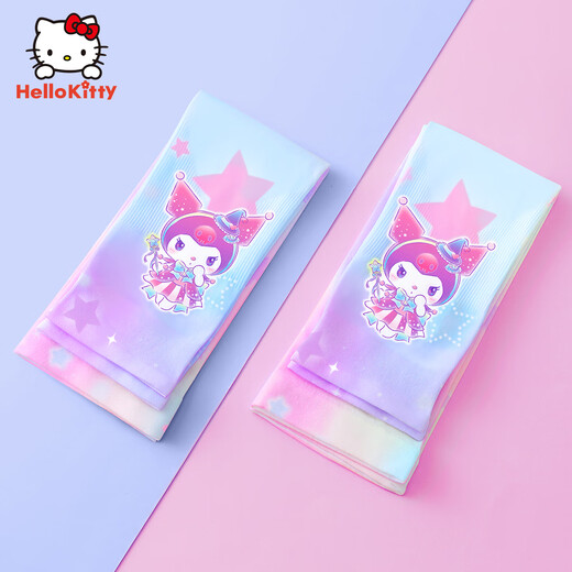 Hello Kitty Kuromi Ice Sleeves Sunscreen Children Girls Sunscreen Sleeves Baby Arm Guards Sleeves Girls Ice Silk Sleeves Summer Sunscreen Breathable - Kuromi Purple 2 Pairs