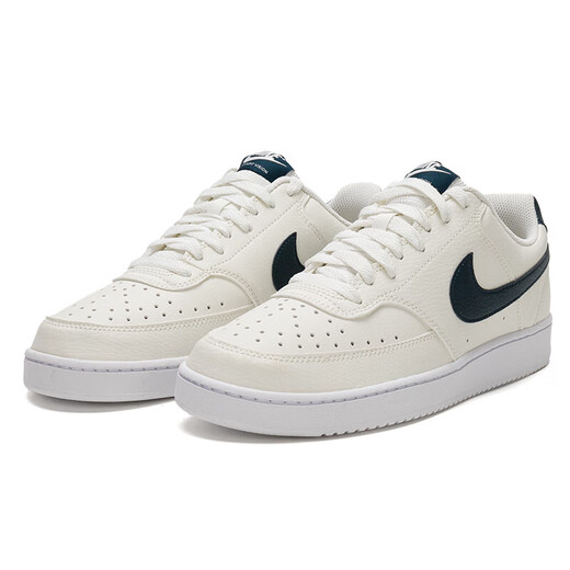 
Nike (Nike) men's shoes 2025 summer new COURT simple version AJ classic white shoes sports and casual shoes skateboard shoes HQ4867-101 sail white/army deep sea blue 40