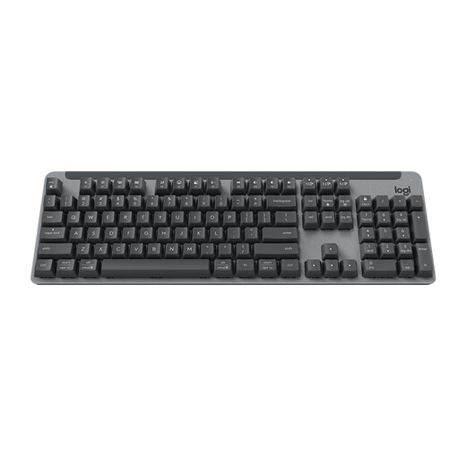 罗技（Logitech）优选系列K865(K845升级款)无线机械键盘 商务办公键盘 电竞游戏键盘 104键全尺寸双模连接 K865 石墨黑