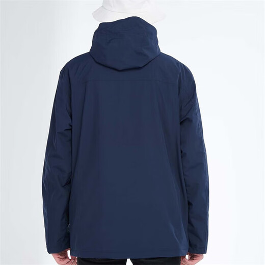 BRELRMON韩版冲锋衣女男防风户外防寒三合一保暖可拆卸滑雪登山服夹克外套 HS12805藏青-男 S