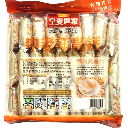 Huangmai Shijia (Heryal) Alto calcio Nutricional Avena nutricional/leche Alta avena nutricional de calcio Avena