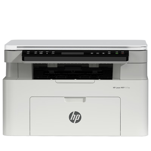 Imprimante HP 117w A4 noir et blanc copie et numérisation laser tout-en-un téléphone portable connexion sans fil étudiant test papier devoirs bureau à domicile utilisation à domicile identique à 116w/1136w/1188w 117w connexion sans fil standard/impression copie numérisation besoin d'ajouter un paquet rose