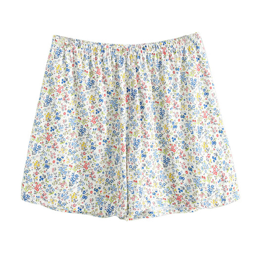 
AB underwear for women summer cotton printed aro pants thin high waist loose large size summer pajamas shorts H826 Banana 3XL (175/105)