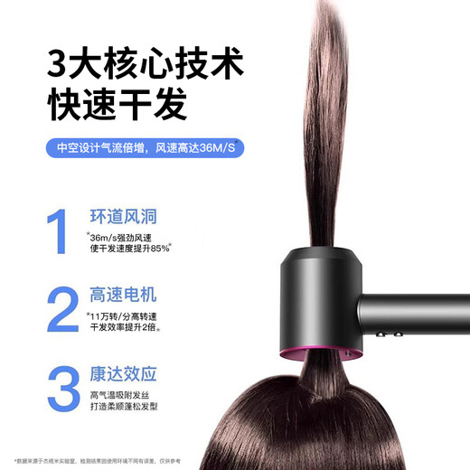 JEBANNI American Standard 110V Hair Dryer British Standard 220V Negative Ion Hair Dryer Home Taiwan American Standard Hong Kong Version Huaqiang North American Standard 110V-Bright Purple Single Air Nozzle-Domestic Ban