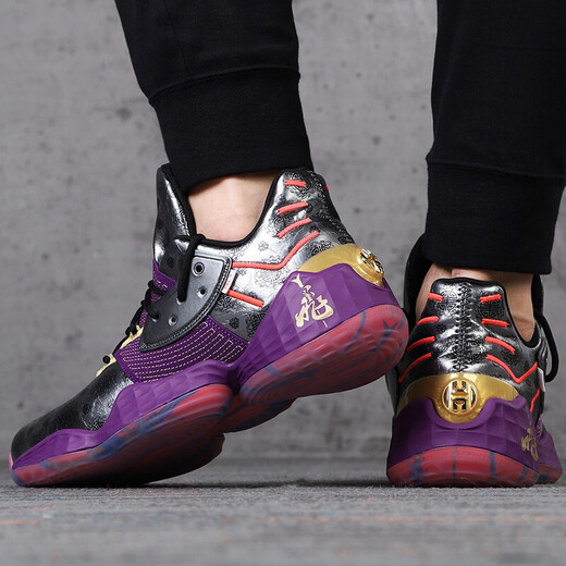 阿迪达斯 （adidas）男鞋夏季运动鞋三国五虎上将联名款时尚舒适休闲鞋缓震篮球鞋 FW3884/张飞/哈登Harden 43