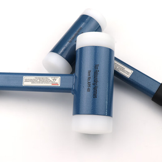 EXPLOIT industrial-grade installation hammer rubber hammer nylon non-elastic hammer steel pipe handle installation hammer 30mm